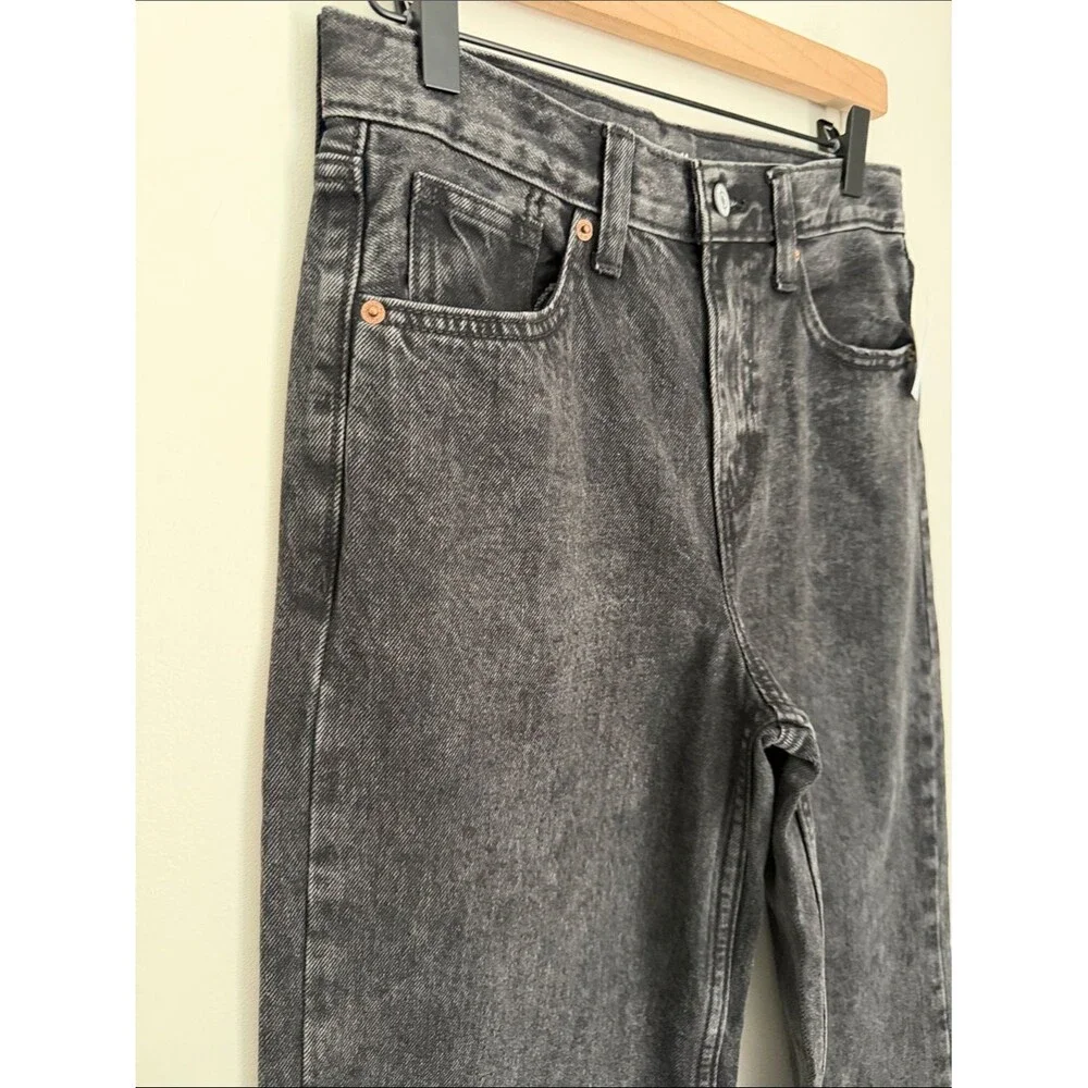 Old Navy Super Baggy Jeans Girls 14 Black Baggy Wide Leg Y2K NWT